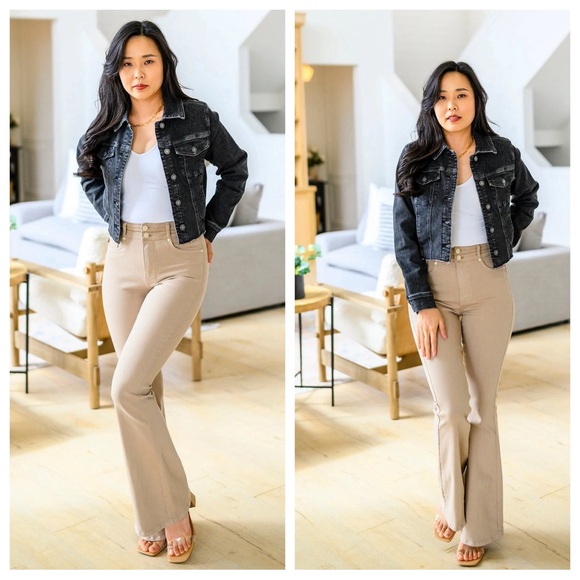 Judy Blue Serenity High Rise Tummy Control Flares - Picture 4 of 15